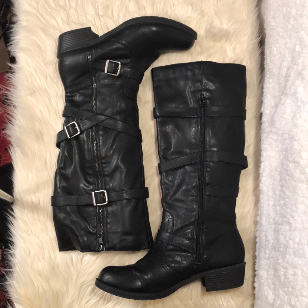 (S16) Black Jellypop Boots